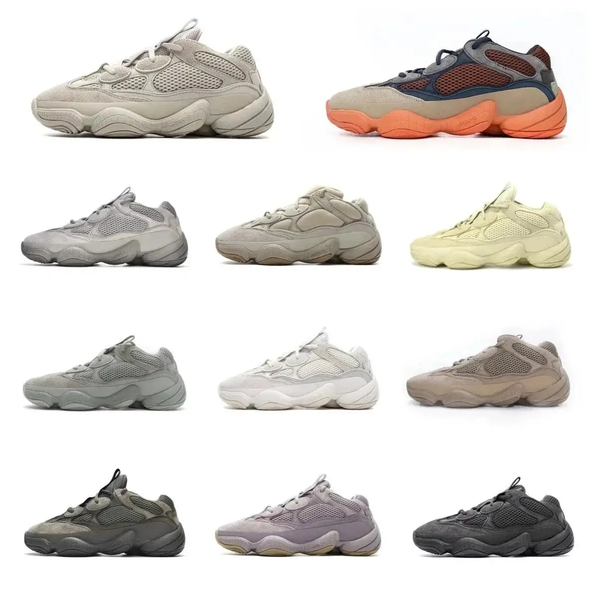 adidas Yeezy-500 Sneakers (11 style)