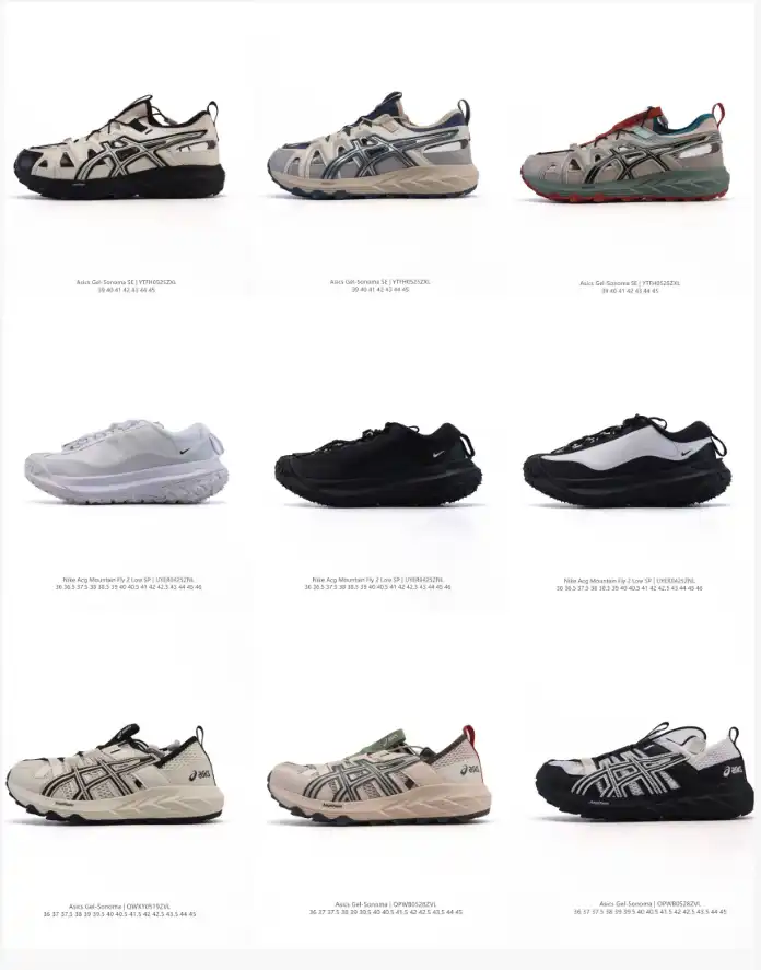 Asics /HOKA sandals River trekking shoes 1