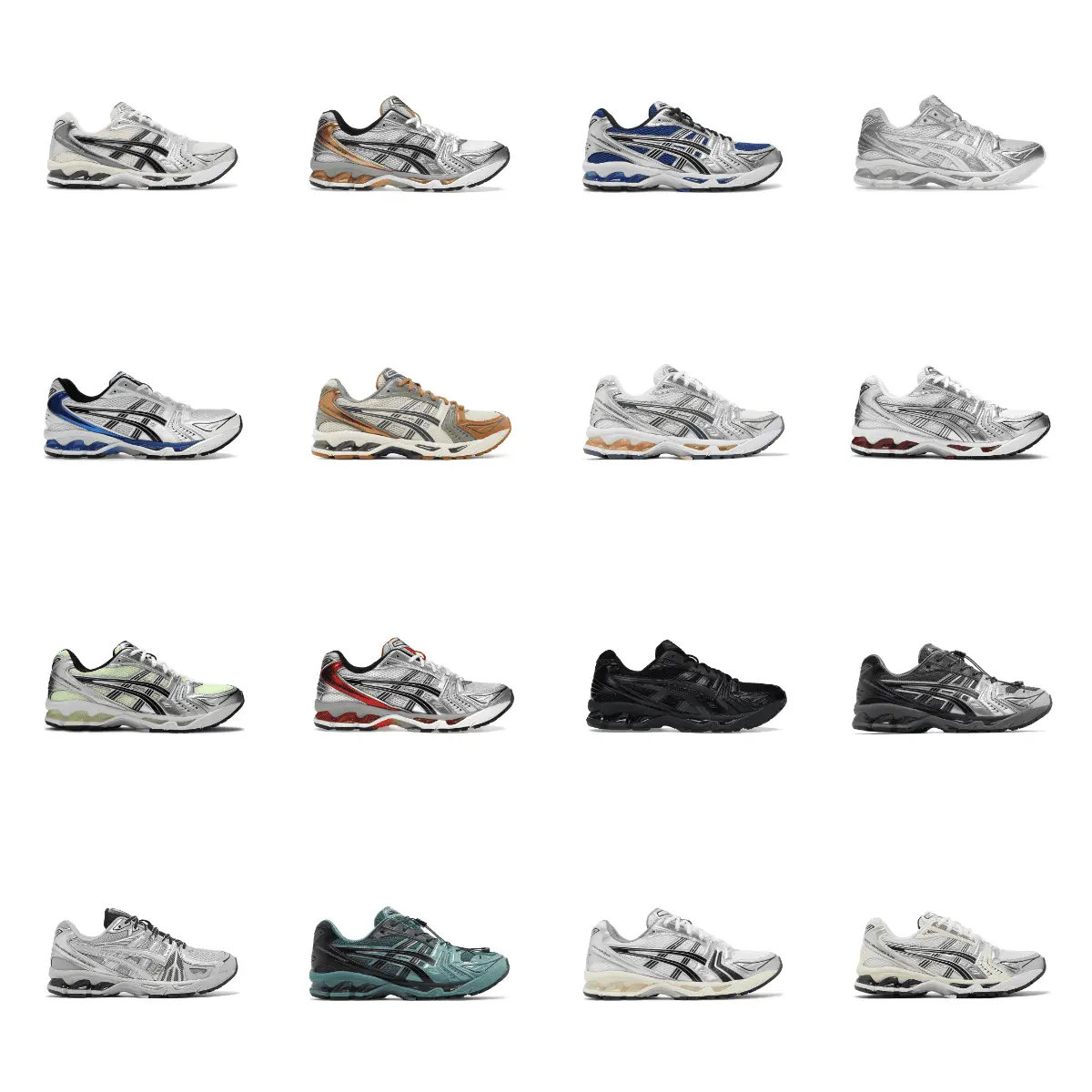Asics Gel-Kayano 14 Sneakers [40 Styles]